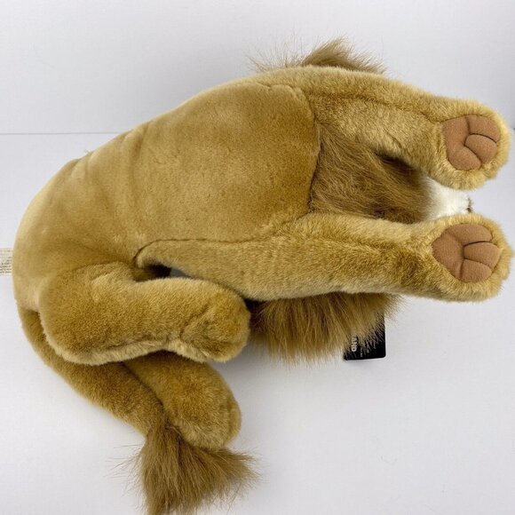 MGM Grand Lion Habitat plush, 16 inch Fiesta stuffed animal, NWT, golden, mane - Picture 6 of 9